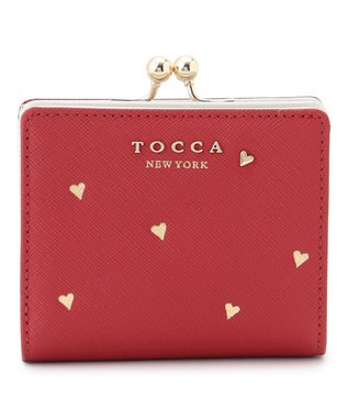 TOCCA LUCKY SHOWER BIIFOLOD WALLET 二つ折り財布 レッド系