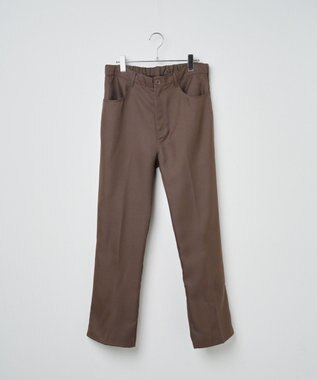 WEGO セミフレアスラックス ブラウン