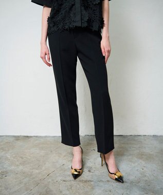 GRACE CONTINENTAL ダブルクロススリムパンツ