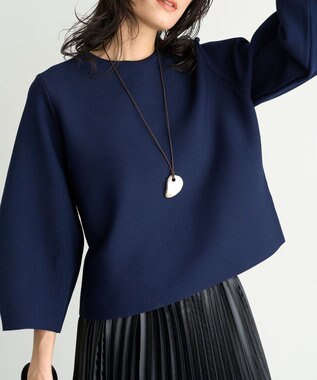 UNFILO 【STORY×UNFILO】フォルムニット セットアップ ネイビー