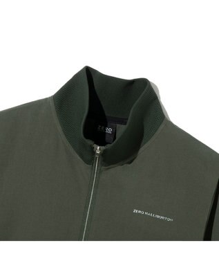 ZERO HALLIBURTON 【撥水・UVカット】 フルジップジャケット ZHG-M5A1a 85106 カーキ