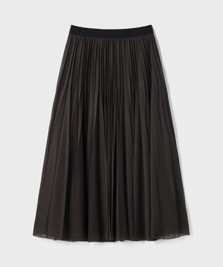 GRACE CONTINENTAL トリコットプリーツスカート ダークブラウン