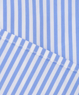 Feroux 【ONWARD CROSSET MAG掲載・2WAY】リボンクロップド シャツ スカイブルー系1