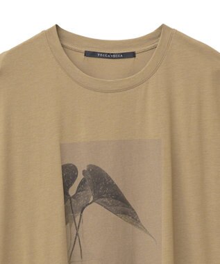 YECCA VECCA フォトプリントノースリーブTee Off White