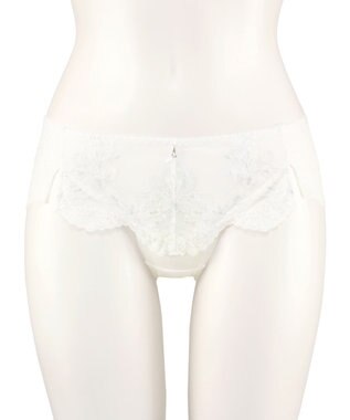 San-ai Resort（三愛水着楽園） エレガントコレクション【2503】デザインバックレースショーツ ホワイト