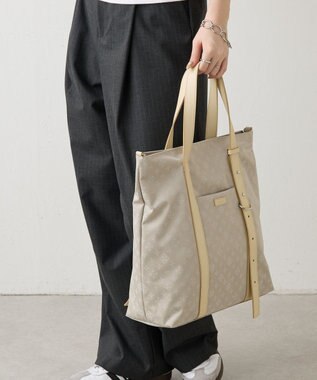 russet アシンメトリーハンドルトートバッグ(SF-237) Ecru