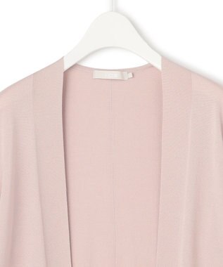 ICB L 【WEB限定カラーあり・接触冷感・UVケア・洗える】 シンセティックハイゲージ ロングカーディガン ピンク系［WEB限定］