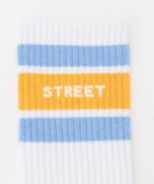J.PRESS YORK STREET 【MEN】4Pラインソックス ホワイト系8