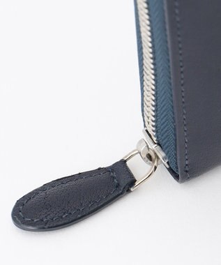 UNBILLION Otias バッファローレザーラウンドF長財布 ネイビー