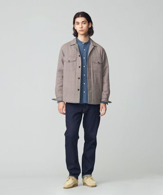 J.PRESS MEN ツイルサキソニー CPOジャケット ブラウン系3