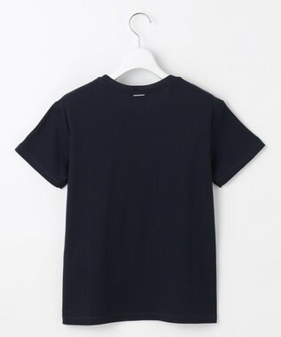 自由区 【ドラマ「明日はもっと いい日になる」着用】ソフトリブ Tシャツ ネイビー