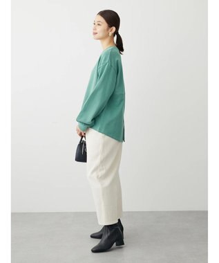 Green Parks カットコールタイトスカート Ecru