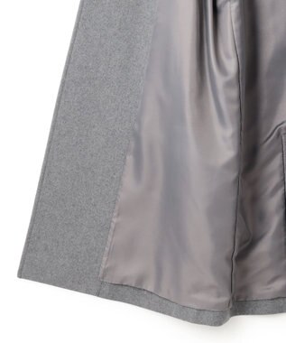 ICB ウールライトメルトン チェスターコート ミディアムグレー系