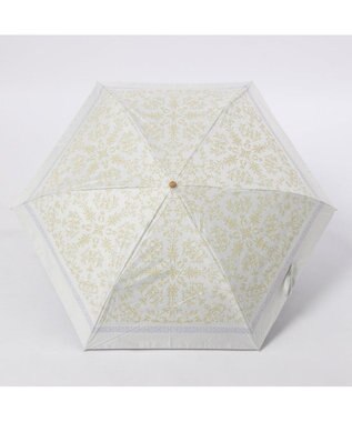 UNBILLION カシュネ cachenez /【晴雨兼用　日傘　UVカット率・遮光率100％生地使用 】PUエパヌイールアラベスクミニ折りたたみ傘 イエロー