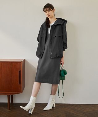 ICB 【WEB＆一部店舗限定カラーあり】 LooseWeave ジャンパースカート チャコール系