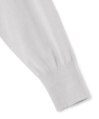 J.PRESS YORK STREET 【WOMEN】シアーカーディガン ライトグレー系