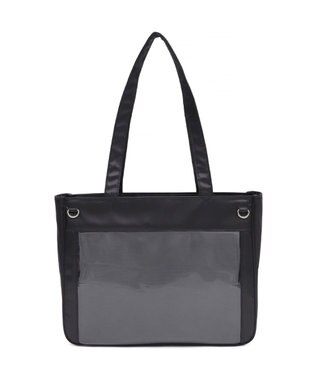 WEGO 【痛バ＆推し活グッズ】ときめきサテン痛バッグS ブラック