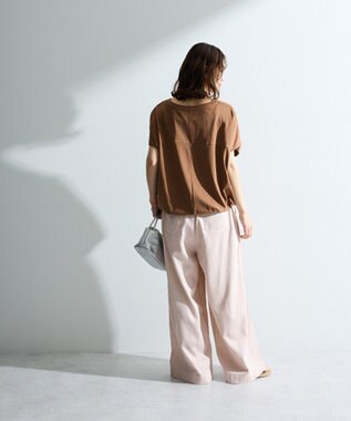 Green Parks 超冷感ドロストフレンチプルオーバー Camel