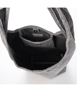 UNBILLION カシュカシュ cachecache / ラメワンポイント刺繍トート シルバー