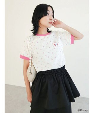 Green Parks アリス／小花ワッペンＴＥＥ Red