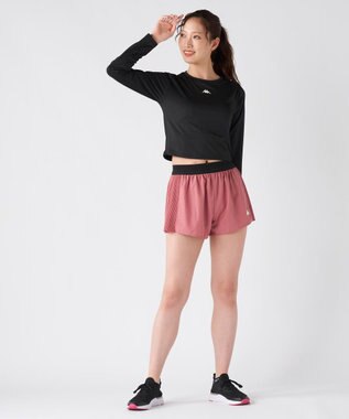 OP／FILA 【Kappa】ショート丈 マルチスポーツTシャツ ブラック