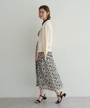 YECCA VECCA 【UVカット】クルーネックカーディガン Ivory