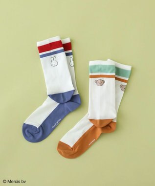 Green Parks Ｍｉｆｆｙ／配色ラインソックス Blue