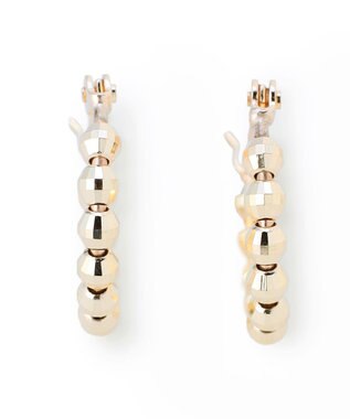 TOCCA 【WEB限定】FULL OF GLITTER PIERCED EARRINGS K10 ピアス ゴールド系