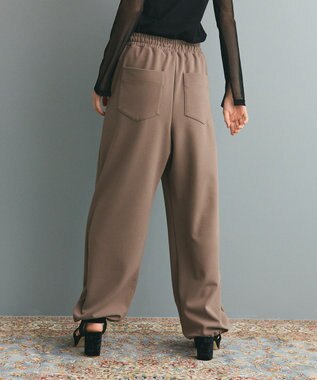 GRACE CONTINENTAL ジャージジョガーパンツ カーキ