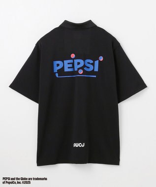 PW CIRCULUS 〈Pepsiコラボ〉【UNISEX】Pepsi GOLF Graphic ポロ ブラック系