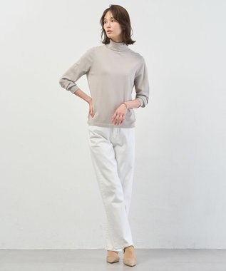 J.PRESS LADIES L 【人気のため新色追加】PRINCE タートルネック ニット グレージュ系