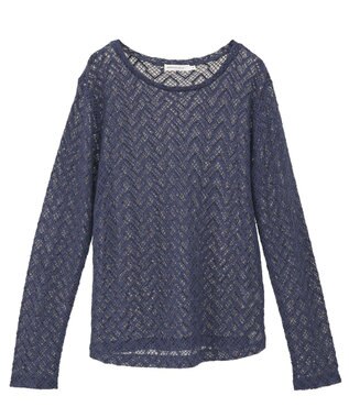 AMERICAN HOLIC レース長袖プルオーバー Navy