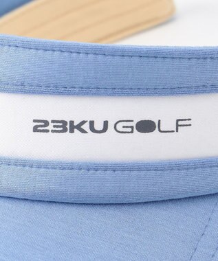 23区GOLF 【WOMEN】ダンボールニット バイザー スカイブルー系