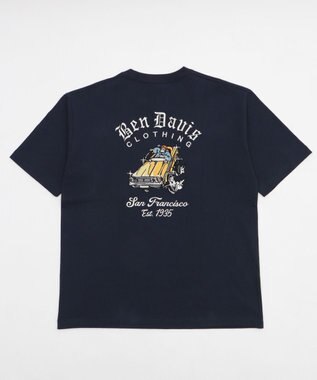 WEGO LOWRDE　EMB　TEE ネイビー