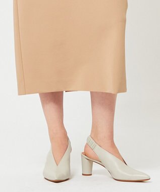 BEIGE， 【一部店舗限定】HENRI EN VARGO / MONIKA バックストラップパンプス