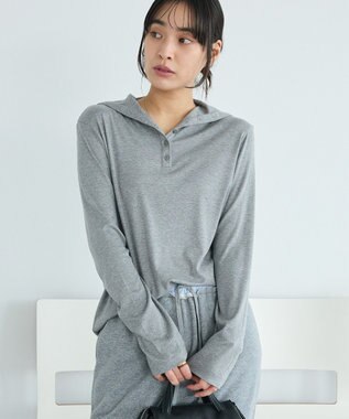 CRAFT STANDARD BOUTIQUE ハイネックハーフボタンプルオーバー