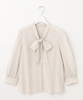 自由区 L 【洗える】TACブライトローン ブラウス ベージュ系