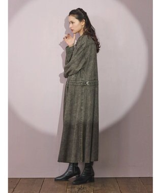 Green Parks ■ＥＳＣＡＲ　デニムジャケットワンピース Brown