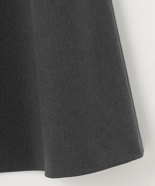 ANY SIS 【セットアップ対応】ビューティーツイルストレッチ フレアスカート チャコール