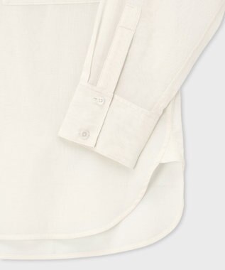 Paul Smith シアーコンビネーション 長袖シャツ オフホワイト