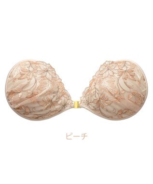 BRADELIS New York 【NuBra / ナチュラルタイプ】ヌーブラ・エアーライト フローラ ピーチ