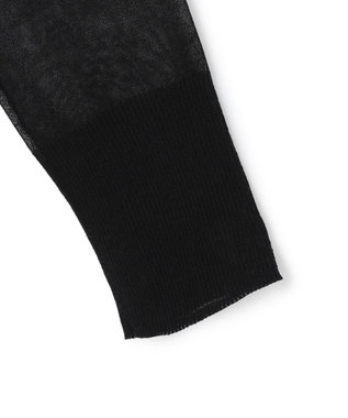 BEIGE， PYRRHOT / シアーコンビ バックスリットプルオーバー Black