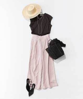 NAVE 【Nave・洗える】フレンチＴシャツ カーキ系