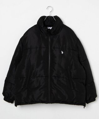 WEGO 【WEB限定/Sサイズ新登場/お気に入り登録者数5万人越えの大人気アイテム】U.S. POLO ASSN.別注パデッドジャケット ブラック