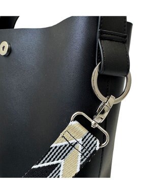 ROOTOTE 1055【ショルダー付きワンハンドル】LT.デリ.ポイント.ショルダー-B 02：ブラック