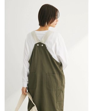 Green Parks ・ＳＵＧＡＲ　ＳＰＯＯＮ　ペインターサロペットスカート Khaki