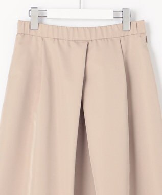 自由区 【洗える】タフタタック スカート ベージュ