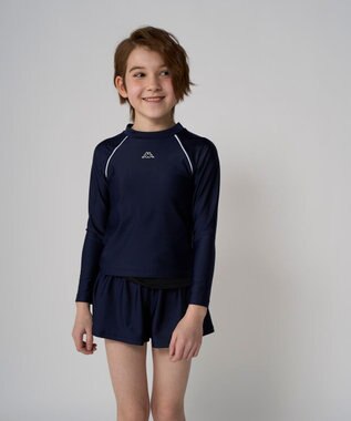 OP／FILA 【Kappa】フレアショートパンツ スクール水着 ネイビー