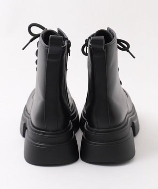 WEGO レースアップショートブーツ ブラック