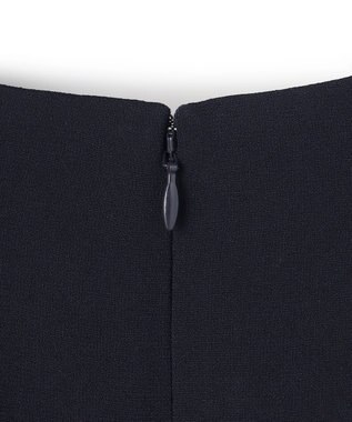 23区 S 【APPLAUDIR】クリアジョーゼットコンビ ドレス ネイビー系